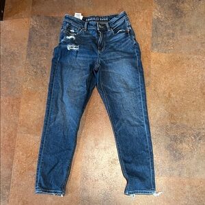 American Eagle Outfitters Men's Dark Blue Skinny Jeans